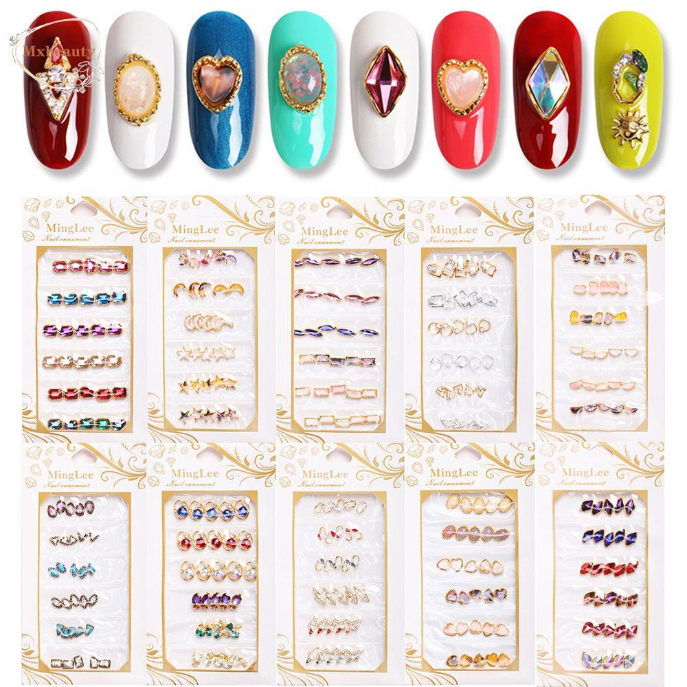 Mxbeauty Berlian Imitasi Warna-Warni Untuk Dekorasi Nail Art