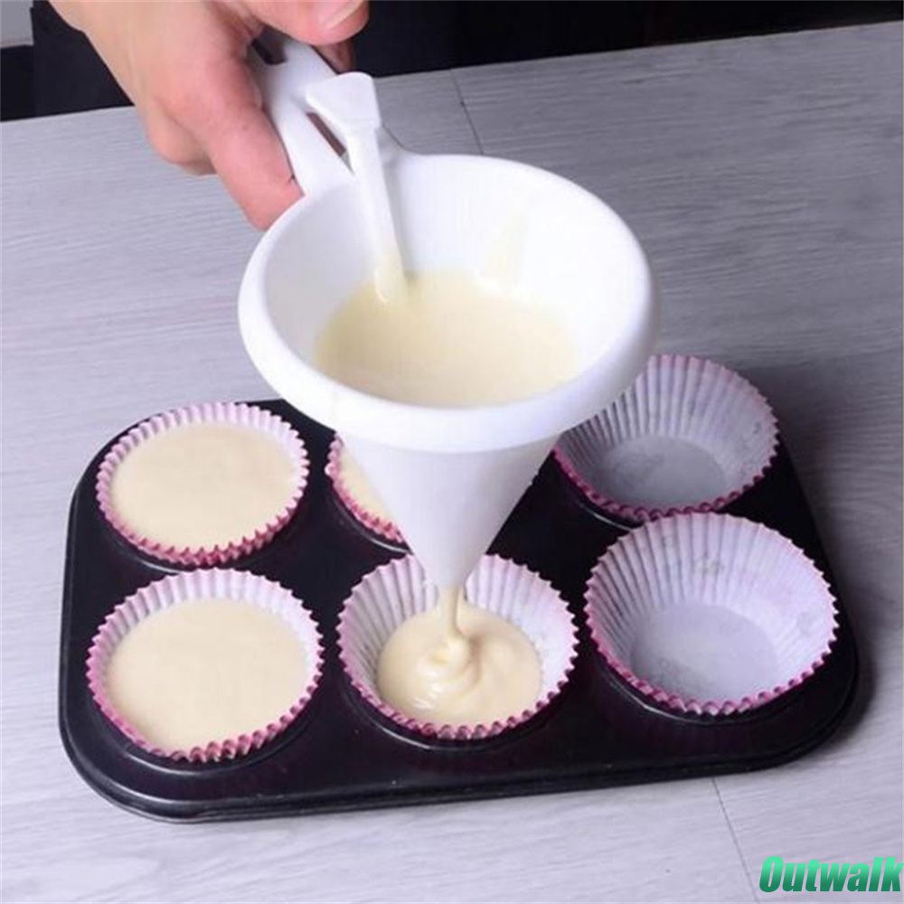 Dispenser Dispenser Adonan Dapat Disesuaikan Krim Genggam Corong Adonan Frosting Cetakan Kue Cupcake Kue Alat Pemanggang Kue Aksesoris Membuat Kue Kue