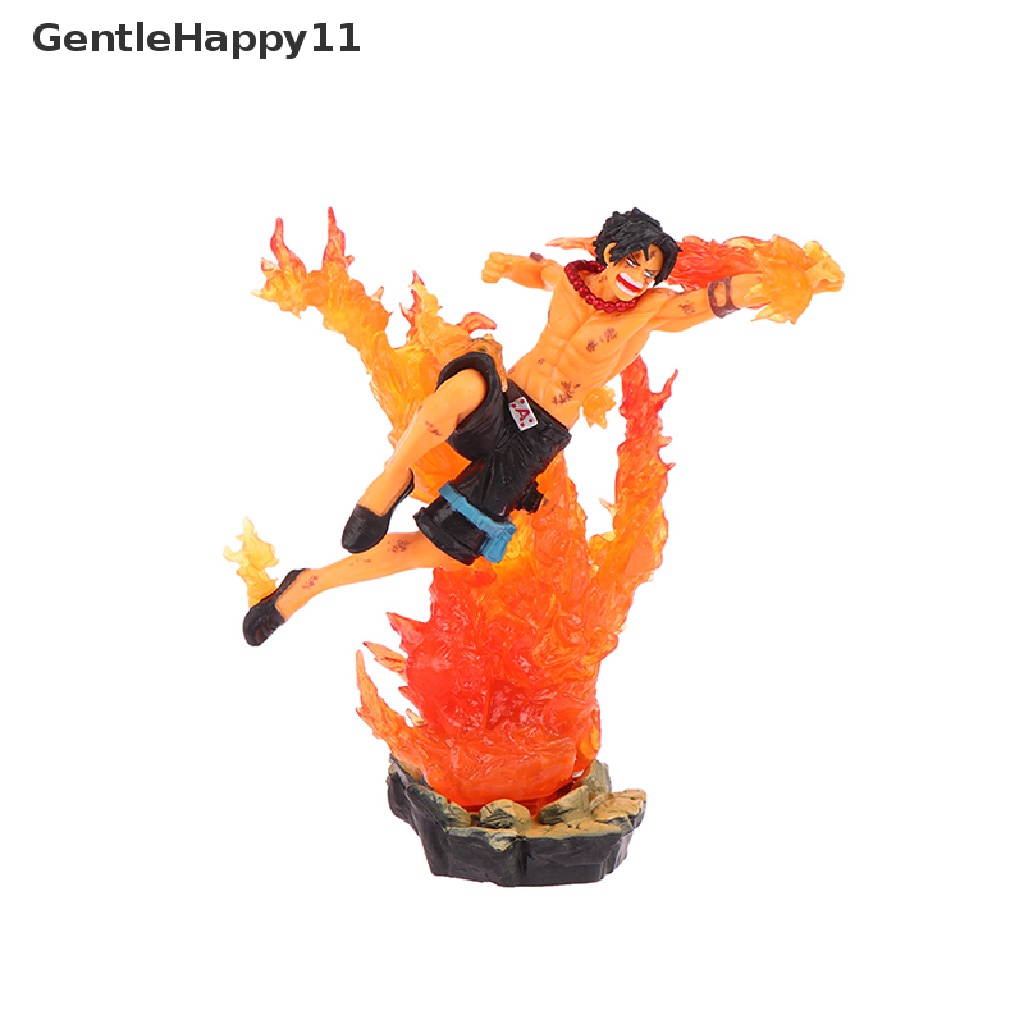 Gentlehappy 18cm One Piece Figure Fire Fist Portgas · D · Ace Monkey · D · Luffy Model Mainan id