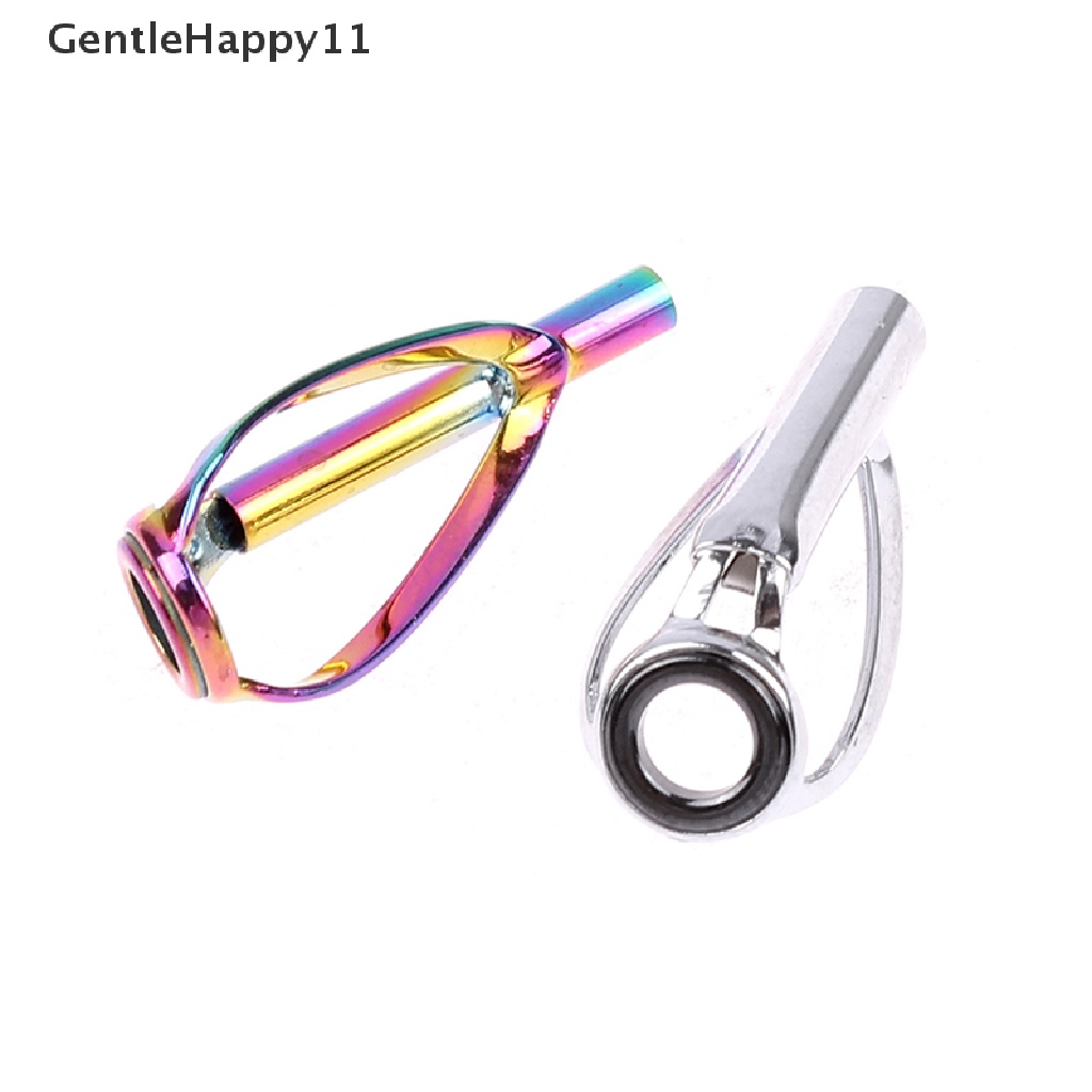 Gentlehappy 1pc Sliver/Rain Top Tip Guide Ring Bebas Kusut Untuk Berputar Pancing id