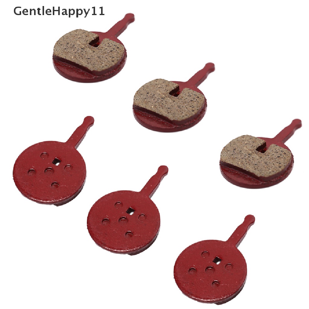 Gentlehappy 1pasang Bantalan Logam Untuk Sepeda Disc Bicycle Brake Bike Semi metallic Resin Brake Pad id