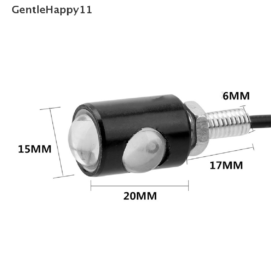 Gentlehappy 1Pcs Lampu Sinyal Motor LED Super Terang Nomor Mobil LED Lisensi Fog Lamp id