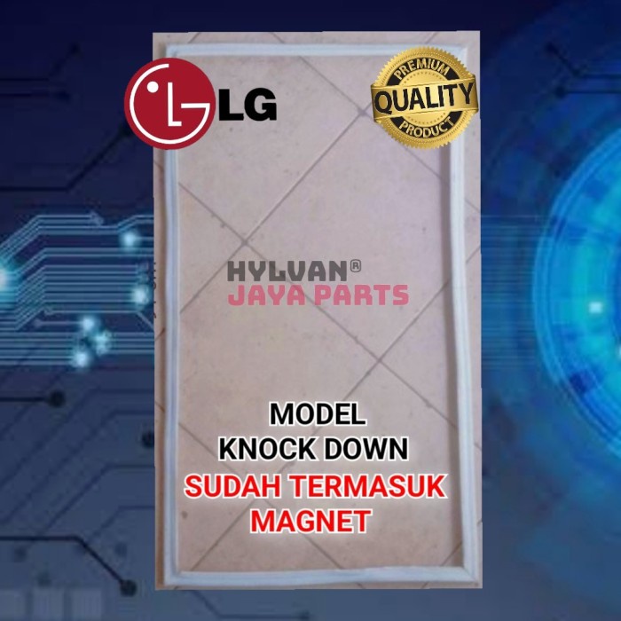 GASKET KARET PINTU KULKAS LG KNOCKDOWN 52 X 90 CM