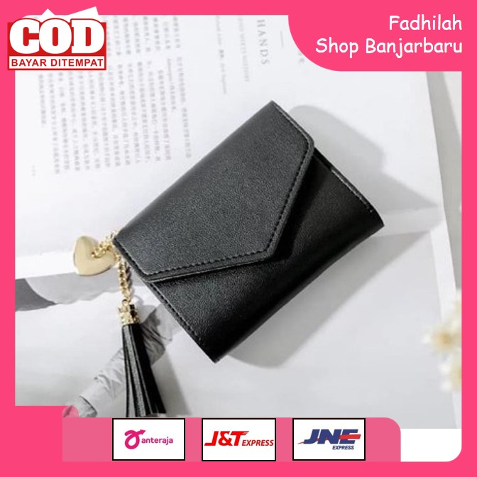 DOMPET PENDEK LIPAT WANITA 8602 TRENDY MURAH | FADHILAH SHOP BJB