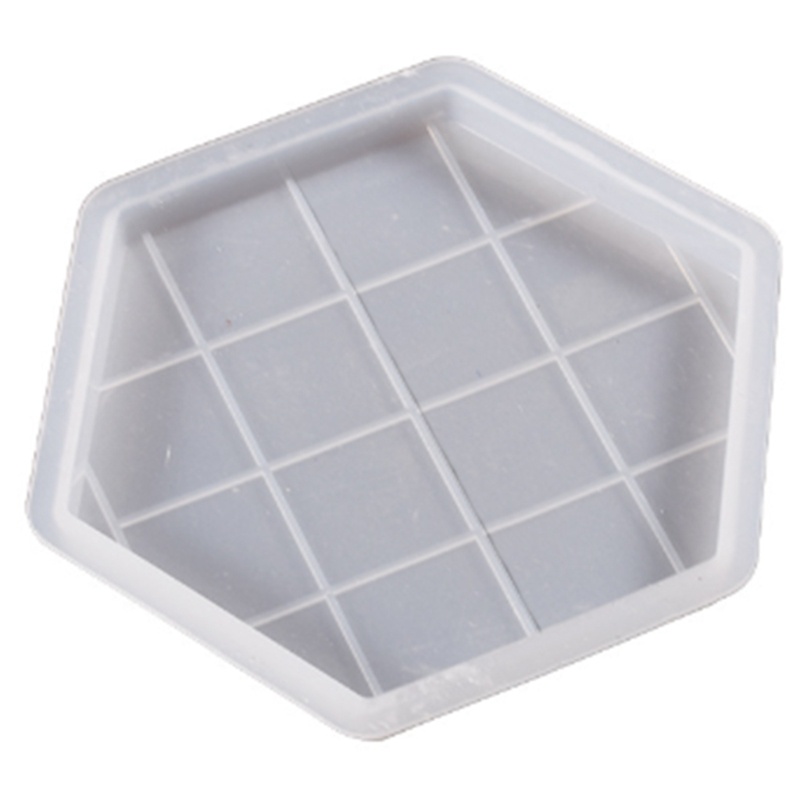 Sa1/5x Coaster Cetakan Resin Casting Bulat Octagon Epoxy Casting Mould Resin Tray