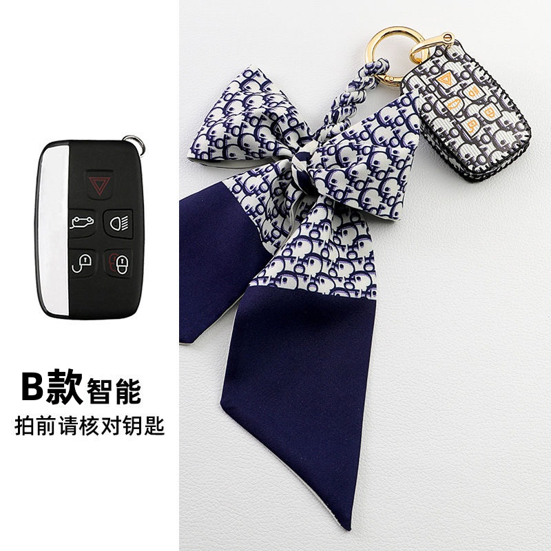 Cover Kunci Mobil Land Rover leather car remote control key cover Untuk Land Rover Range Rover Sport Evoque Freelander 2case Belajar Untuk Jaguar XF XJ XJL XE C-X16 XKR XK Aksesoris