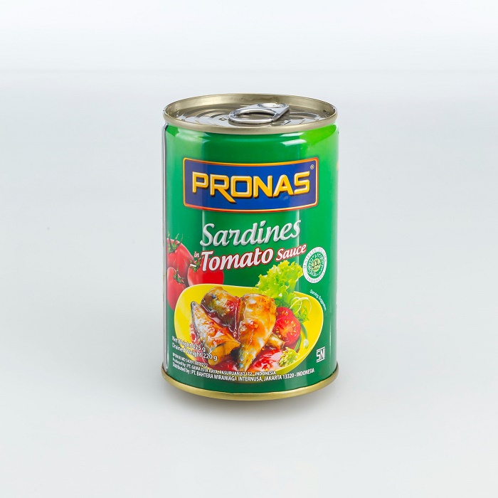 Pronas Sarden Saus Tomat Kemasan Kaleng 425 g