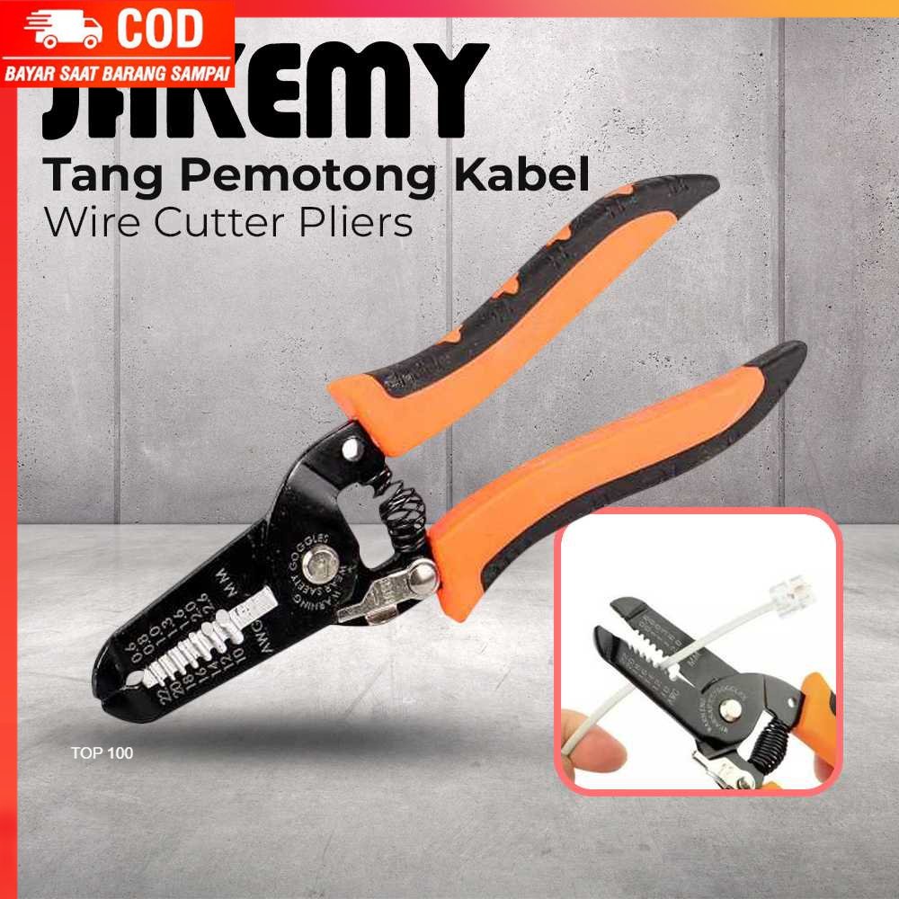 ( 100% BARANG ORI ) JAKEMY Tang Pemotong Kabel Wire Cutter Pliers - JM-CT4-12