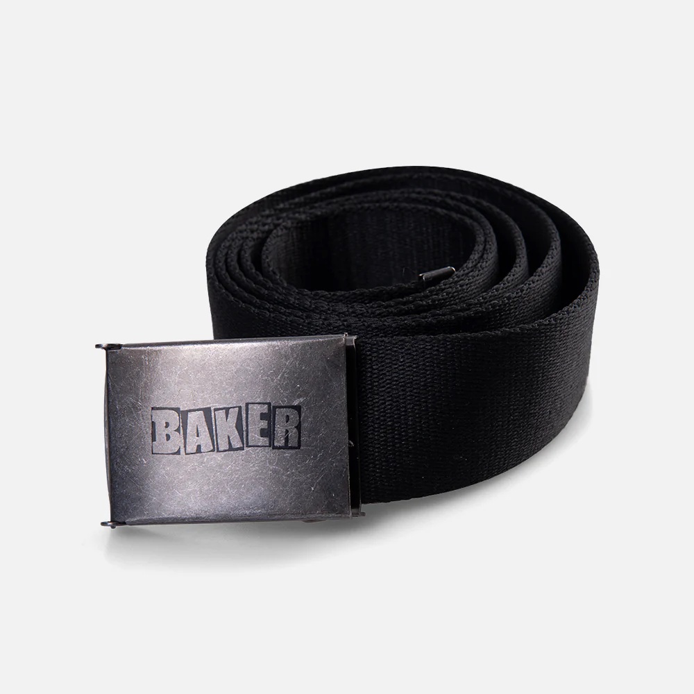 Baker Skateboards Brand Logo Web Belt Black