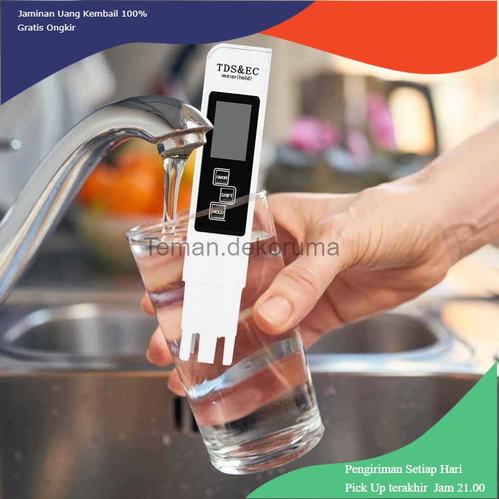 TD - RTG VKTECH Alat Ukur Uji TDS EC Meter Digital Air Minum Akuarium - E-1