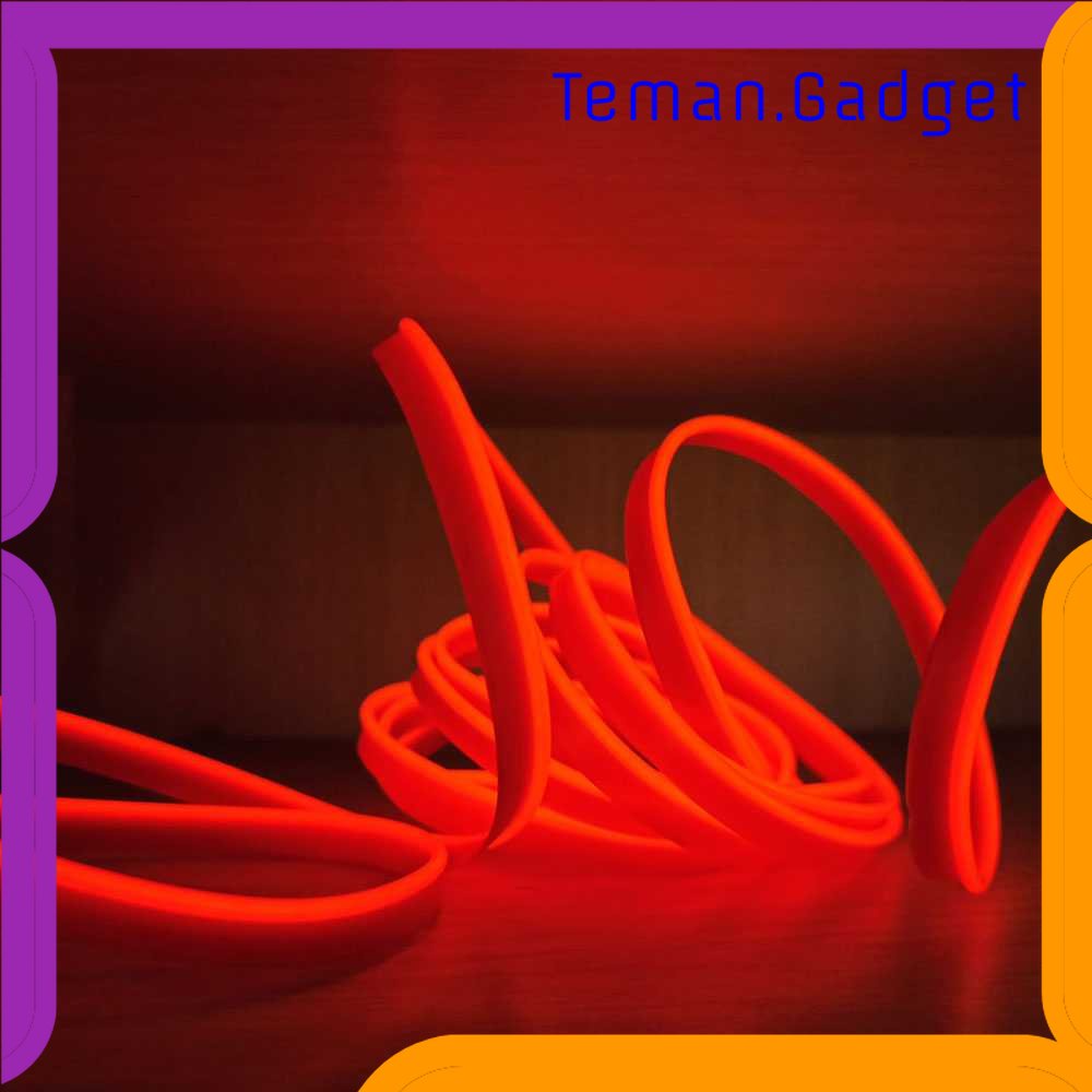 TD - OTO SEAMETAL Lampu Hias Neon Flex Car Interior 3M Cigarette Plug 12V - TB307