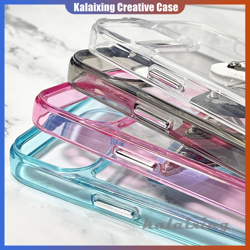 IPHONE Casing Ponsel Bahan Akrilik Transparan Shockproof Untuk Iphone14 11 12 13 Pro Max XS Max X XR 3D Prada Hard Casing