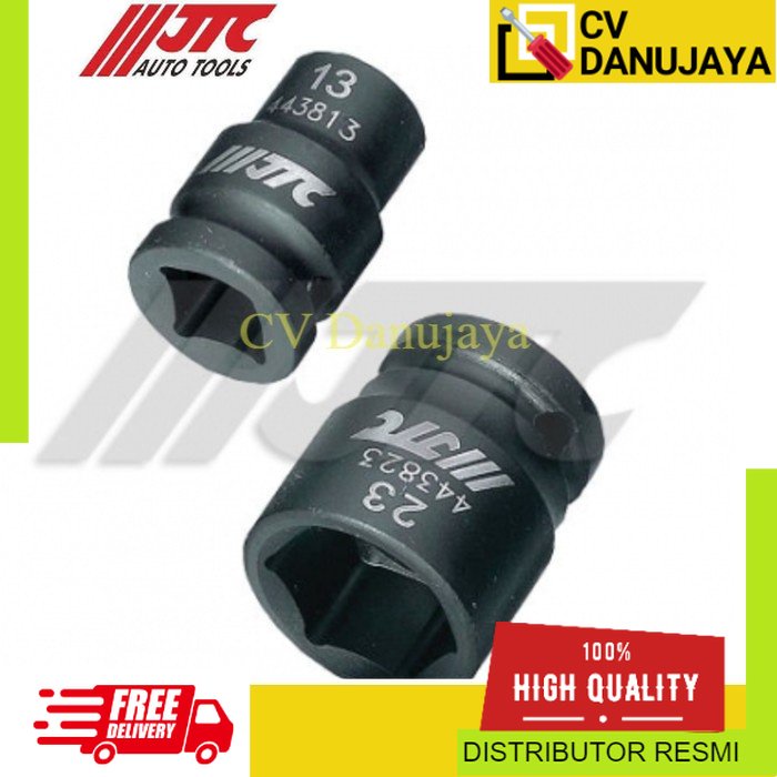 1/2" IMPACT SOCKET MATA KUNCI SOK SOCK Mata Kunci Shock Sok Sock 33mm 6PT JTC-443833
