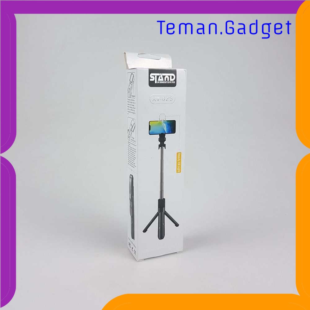 TG - KMP Tongsis Tripod dengan Bluetooth Shutter + Fill Light - XT-02S