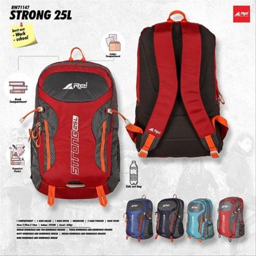 Tas Daypack Arei Rei Strong 25L 100% Original