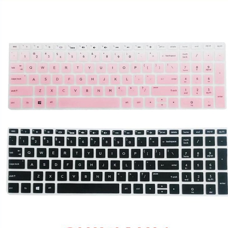 1-2pcs Cover Keyboard HP Pavilion 15seri Silikon 15inch 15.6 Skin Pelindung Keyboard Laptop 15-cc707TX 15-cs 15-ck 15-dk