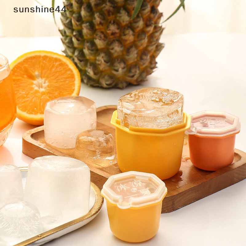 Sunshine Cetakan Es Batu Plastik Whiskey Tray Making Tools Cetakan Es Untuk Minuman Cocktail ID