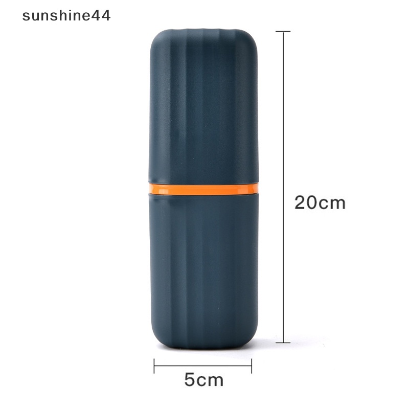 Sunshine Tempat Sikat Gigi Odol Portable Case Kotak Cangkir Outdoor Travel Camping Shavin ID