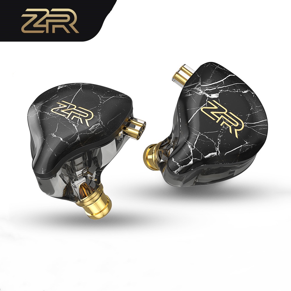 Zr Audio ZM1 10mm Berlian Diafragma Dynamic Driver HiFi Earphone In Ear Monitor IEM 5N OFC 2Pin Kabel Dilepas Untuk Audiophile