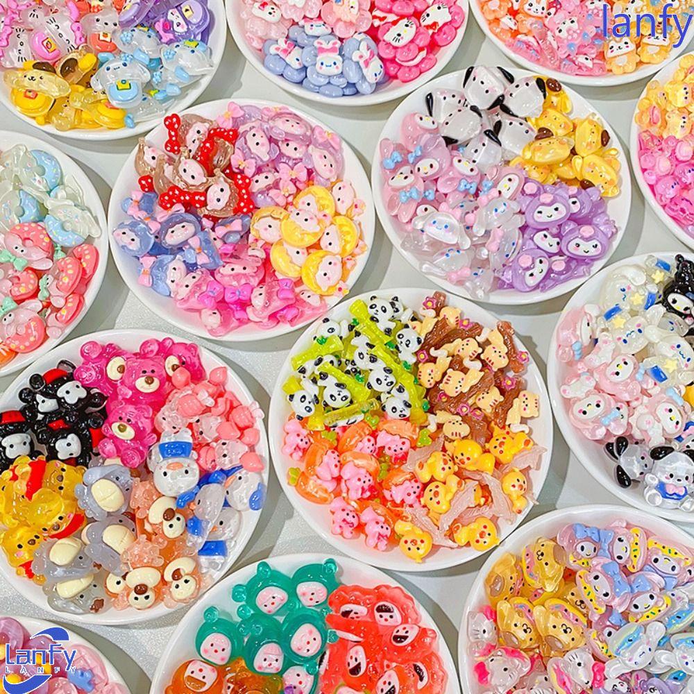 Lanfy Diy Resin Patch Ponsel Case Resin Dilapisi Ponsel Case Aksesoris Perhiasan Aksesoris Melodyku Diy Membuat Bahan Kuromi Mini Figure Diy Kerajinan Bahan Kartu Goo