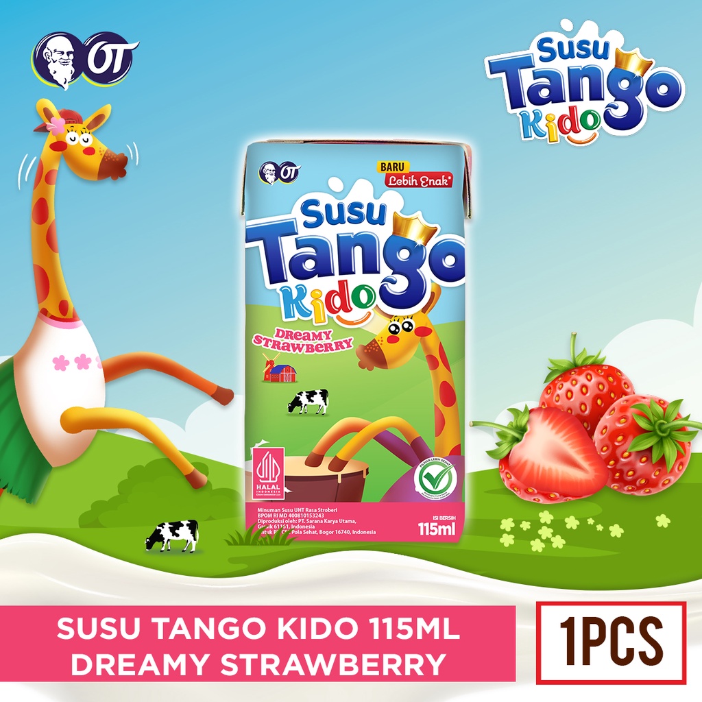 

Susu Tango Kido Dreamy Strawberry 115ml - [1 Pcs]