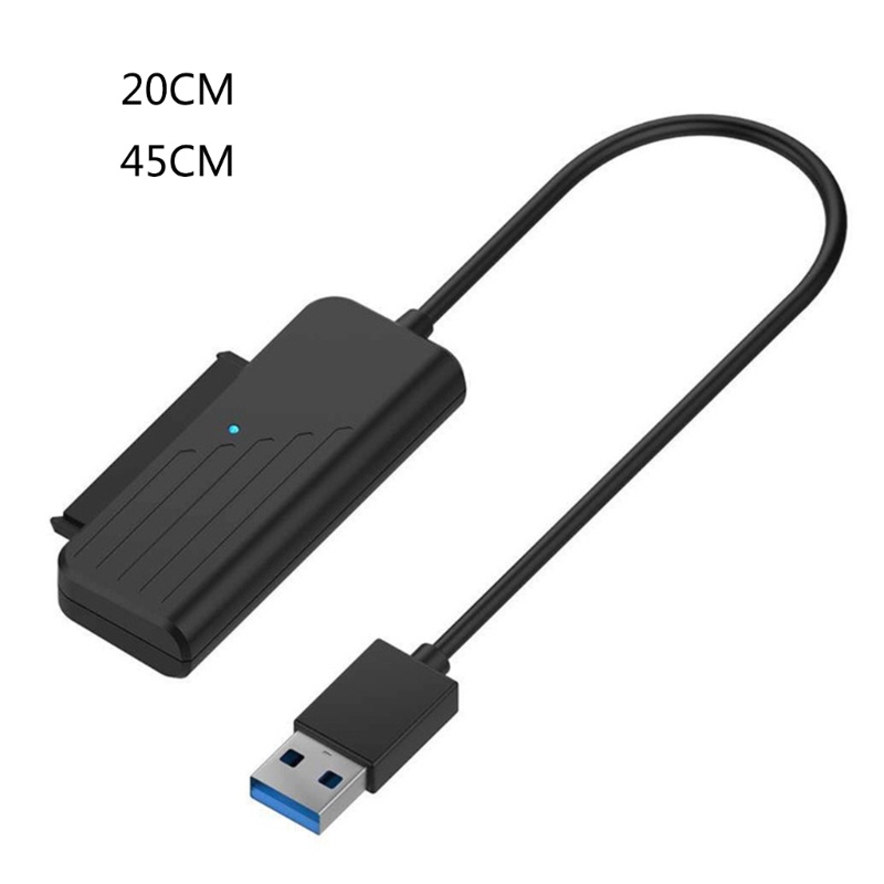 Cre USB3.0 Ke Converter Untuk HDD 2.5Inch SSD Ke Tipe C Adapter Transmisi Data 5Gbps Untuk Laptop