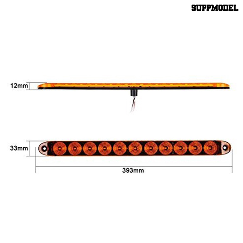 [SM Otomatis] 10-30V 0.66W 11lampu LED Truk Trailer Rem Berhenti Sein Ekor Lampu Strip