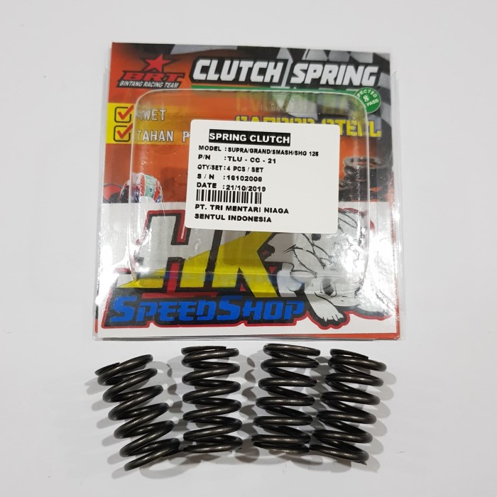 PER KOPLING RACING BRT SPRING CLUTCH BRT SMASH 110 / SUPRA / SHOGUN 125