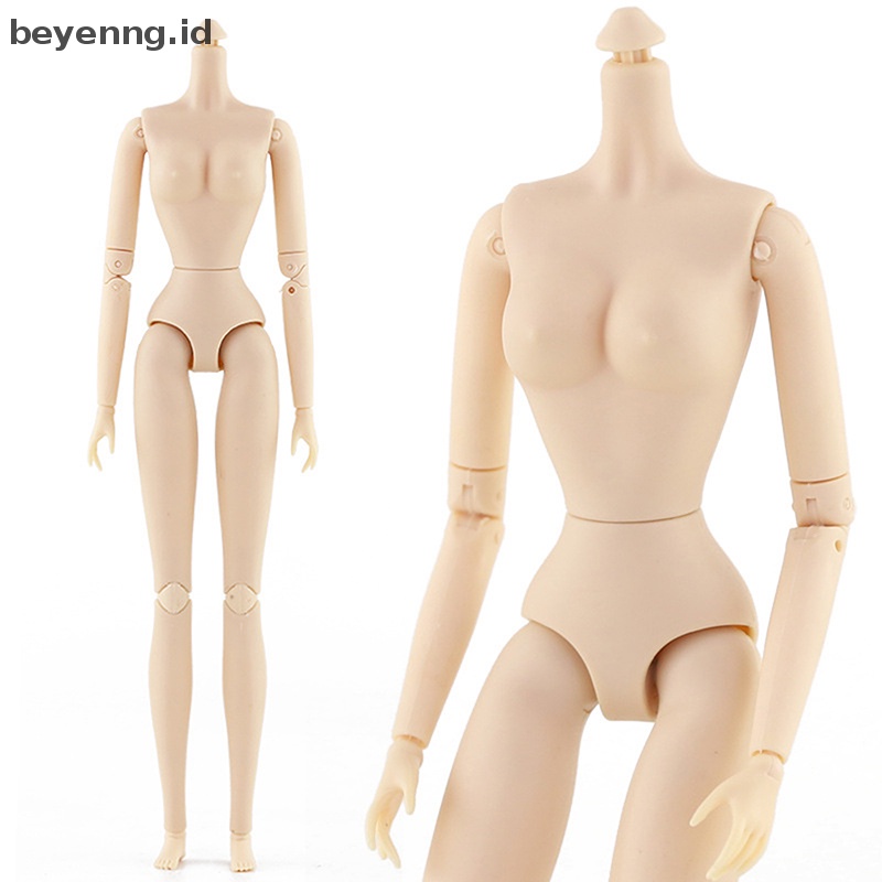 Beyen 18sambungan Bergerak 30cm Mata 3D Boneka Plastik Anak Perempuan Mainan DIY Multiwarna Nude Body ID