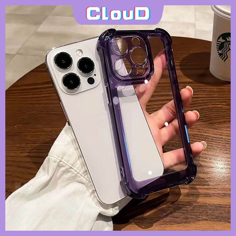 IPHONE Mewah Sederhana Macaron Warna Permen Plating Tombol Casing Ponsel Kompatibel Untuk Iphone11 13 14 12 Pro MAX 7Plus X XR 8Plus XS MAX TPU Lembut Tahan Guncangan Dilapisi Penutup Belakang