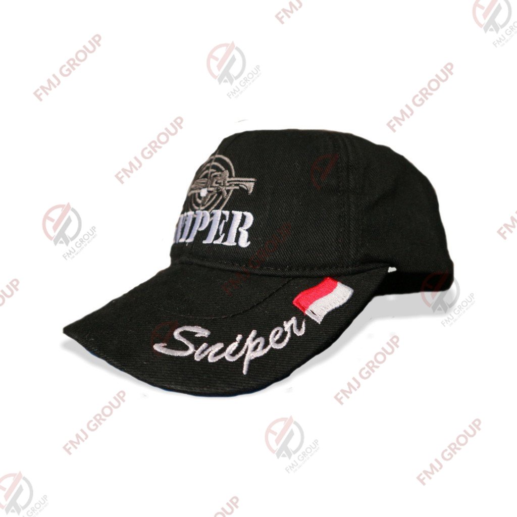 Topi Baseball Sniper - Topi Tactical Lapangan Canvas Rafel