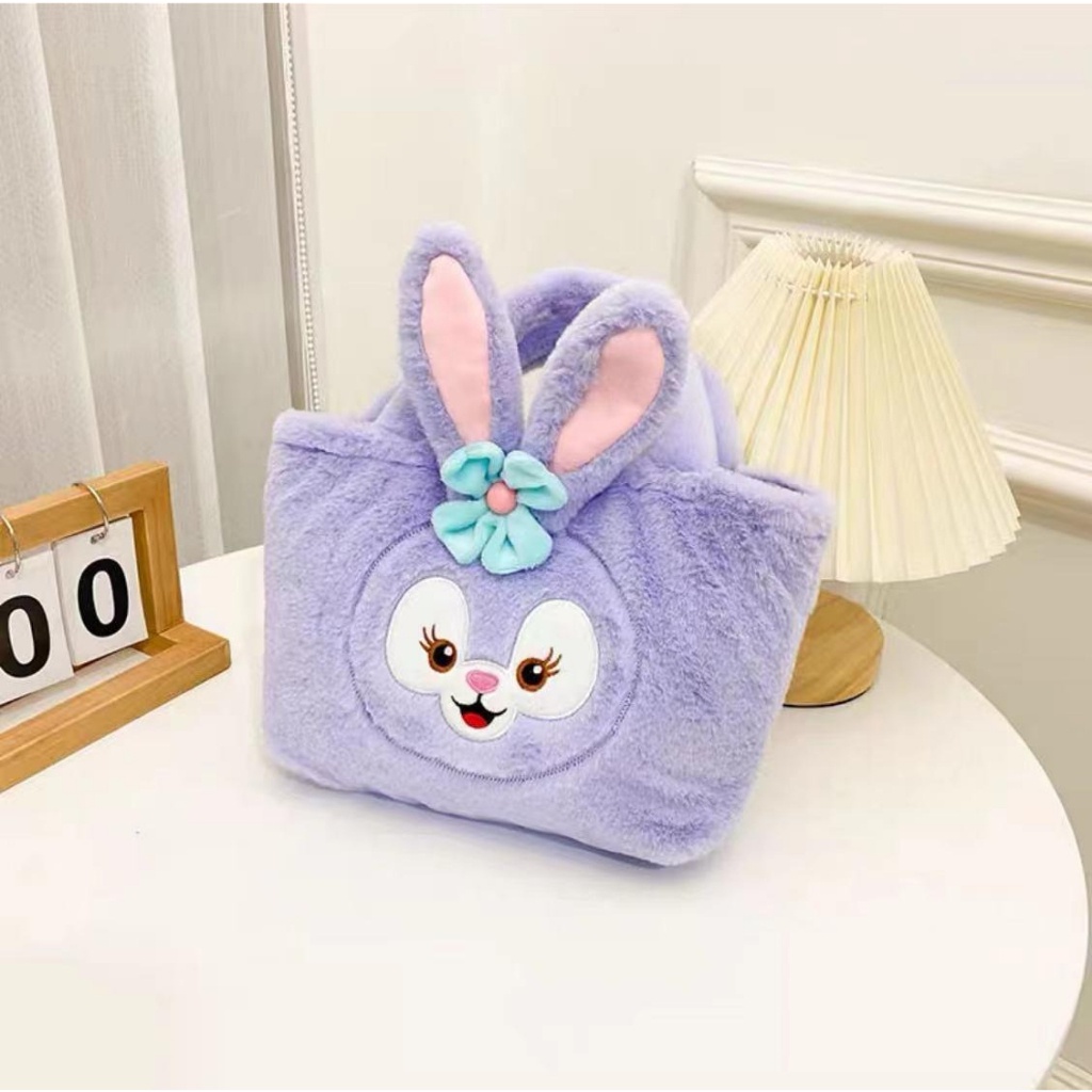 littlekiddoss BA2320 Tas tangan handbag anak bulu bulu premium cinnamorol my melodi kuromi