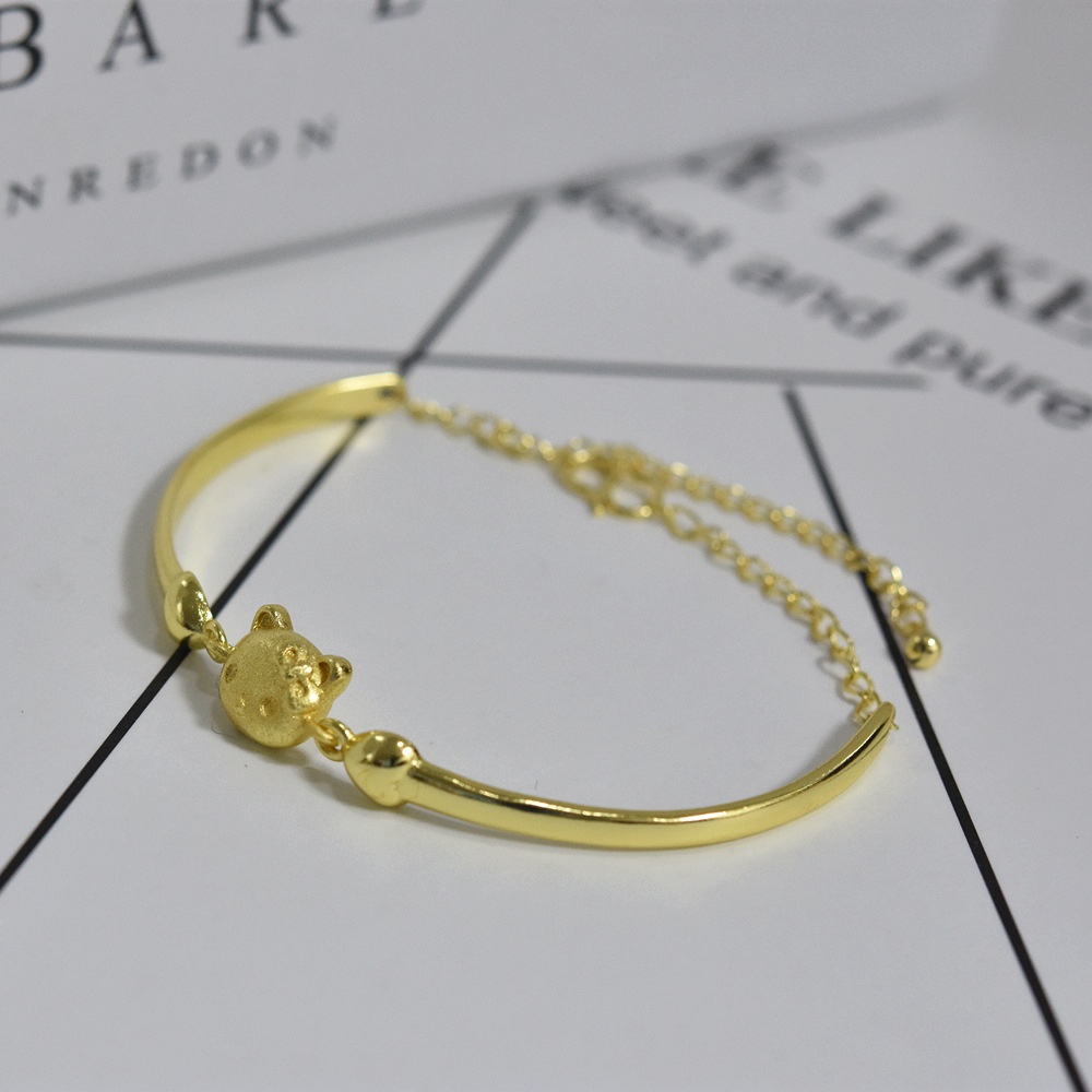 Aksesoris Perhiasan Fashion Goldkingdom Ready Stock Kt Kucing Kalung Cincin Gelang Liontin