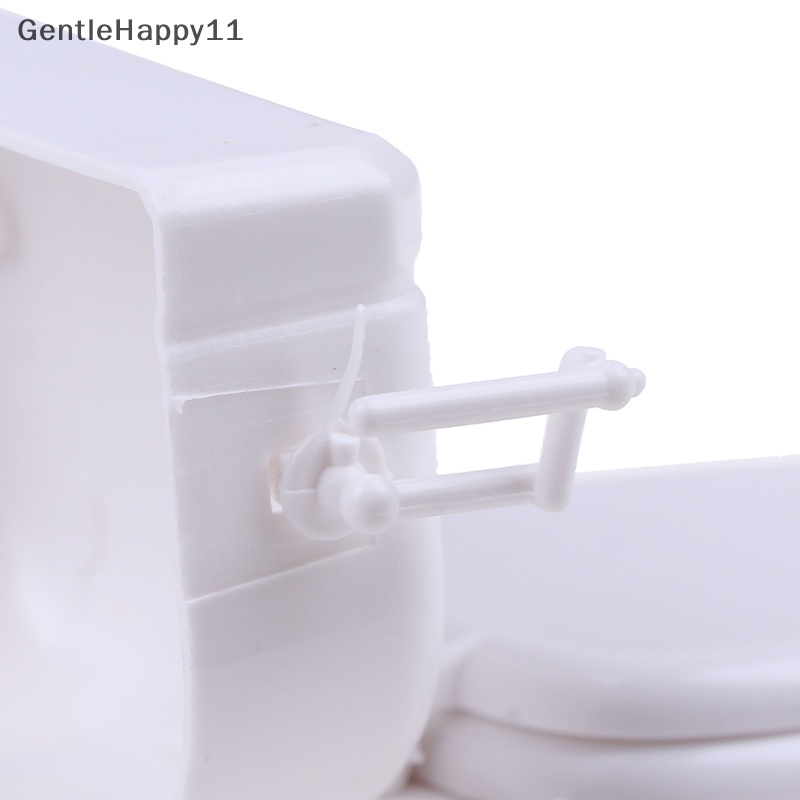 Gentlehappy Furniture Rumah Boneka Vintage Kamar Mandi Toilet Miniatur Mainan Boneka Aksesoris id