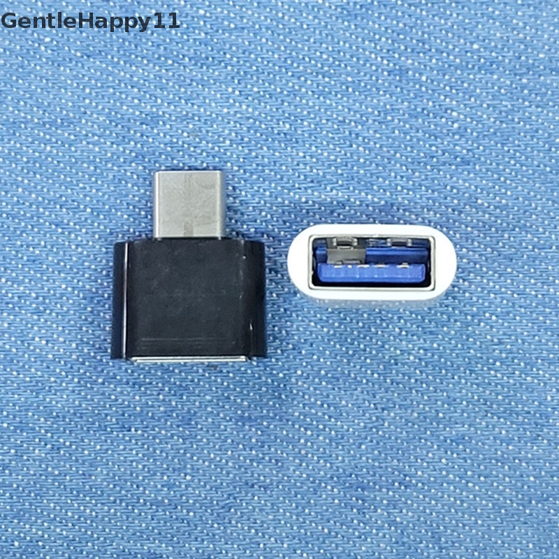 Gentlehappy Konektor Data OTG Adaptor Mini Tipe C Ke USB Untuk Handphone Android id