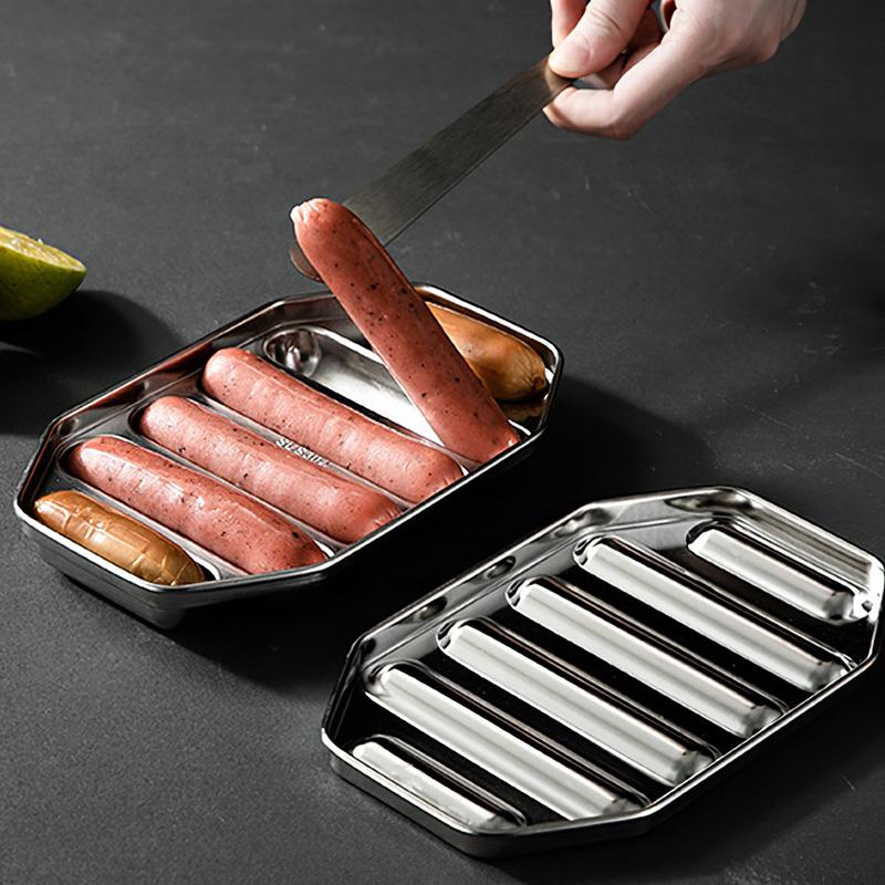 Cetakan Sosis DIY Stainless Steel Anti Karat Kotak Kue Sosis Tahan Lama