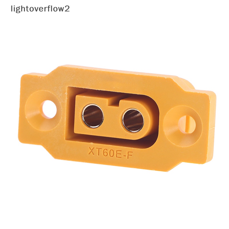 [lightoverflow2] 2pcs/lot XT60E-F XT60 XT 60 DC500V 30A-60A Female Plug Konektor Lapis Emas Power Connecg Adapter [ID]