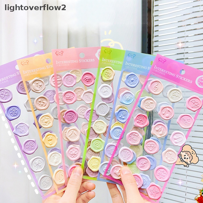 [lightoverflow2] Stiker Segel Lilin Untuk Amplop Pernikahan Undangan Amplop Seal Sticker Untuk Baby Shower Ulang Tahun Bridal Shower [ID]
