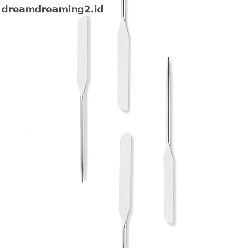 (drea) Spatula Toner Makeup Stainless Steel Mixing Stick Foundation Alat Pencampur Krim//