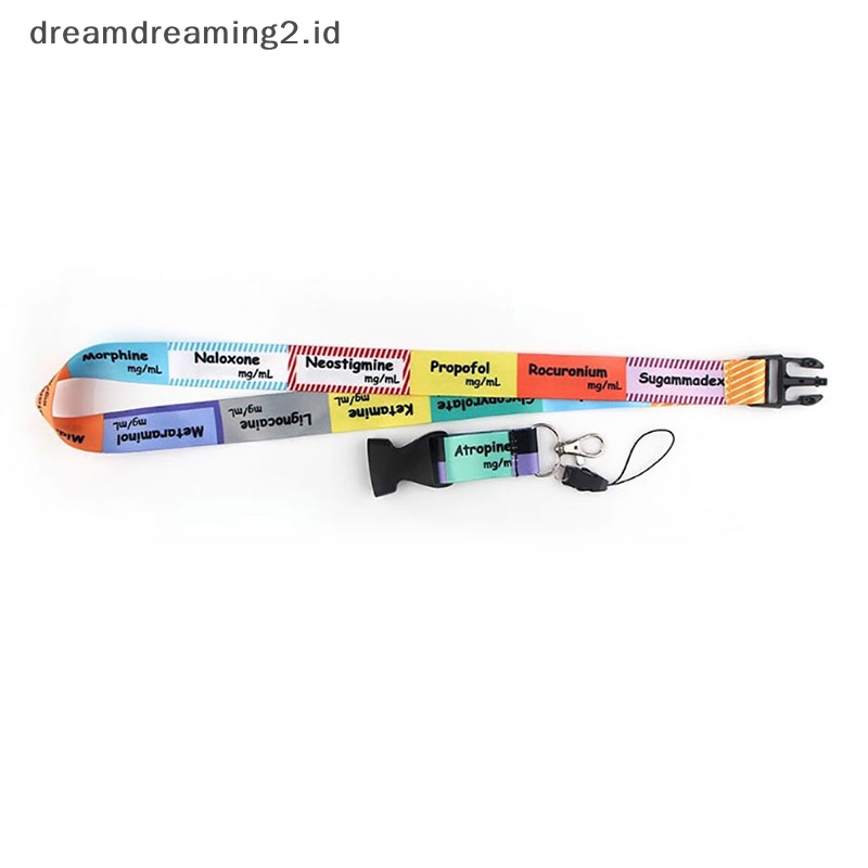 (drea) Seri ICU Gantungan Kunci Lanyard Hadiah Untuk Teman Dokter USB Badge Holder//