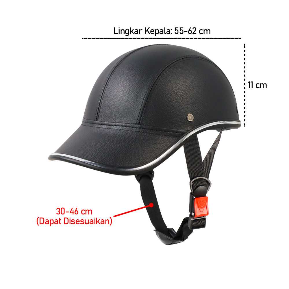 TaffSPORT Helm Catok Sepeda Listrik Model Baseball Cap - 1074