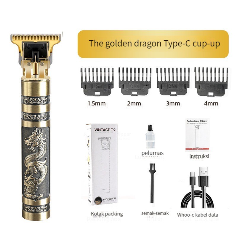 Mesin Cukur Rambut / Alat Cukur Kumis / Alat Cukur jenggot naga dragon / Mesin Cukur Rambut Elektrik / Professional Hair Clipper For Man/Cukur murah
