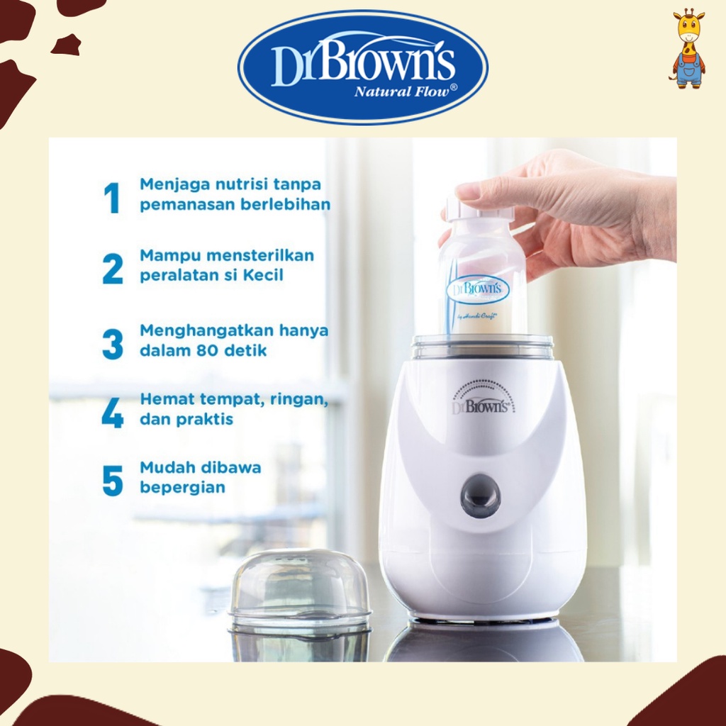 Dr. Brown's InstaFeed Bottle Warmer &amp; Sterilizer - Penghangat Susu / AC185