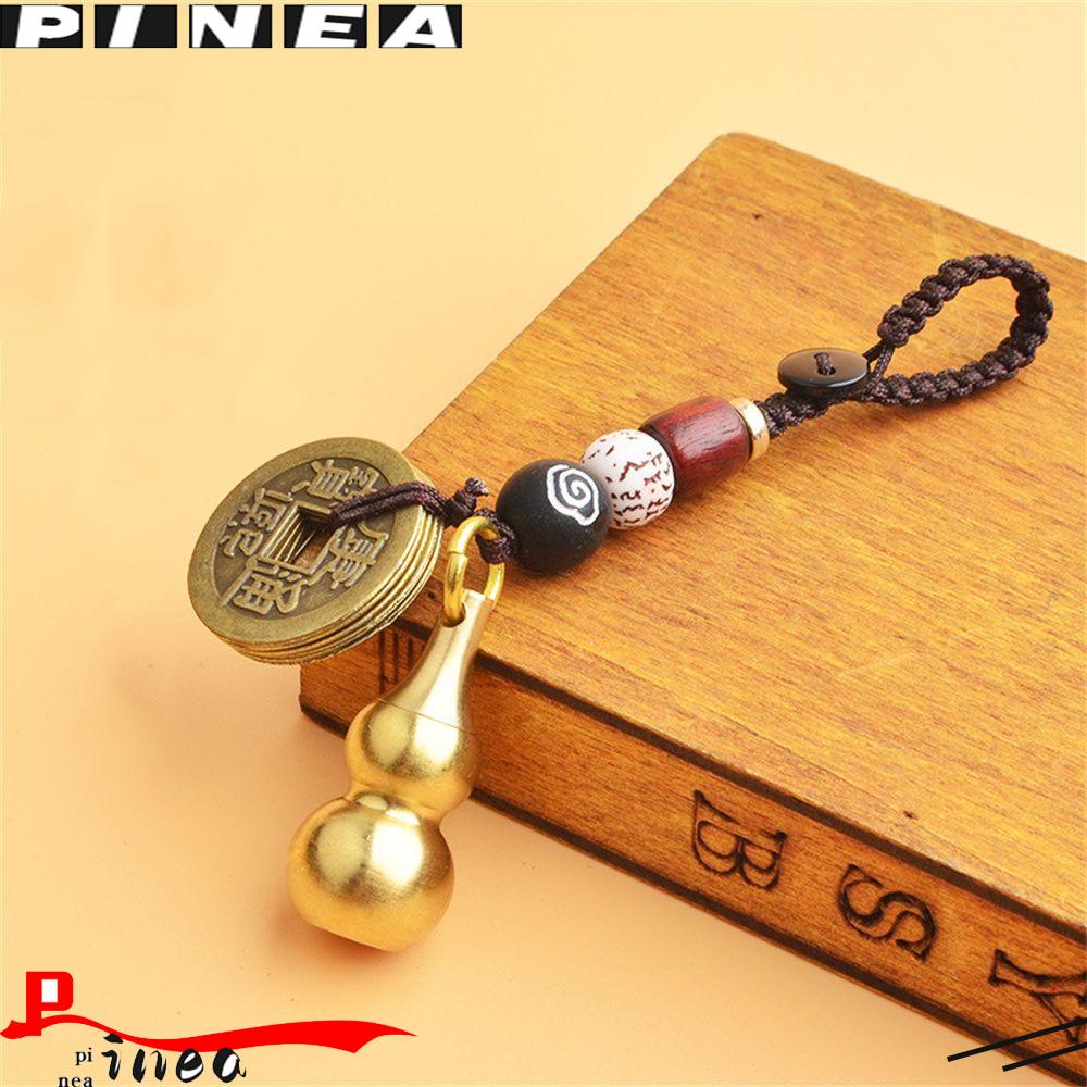 Liontin Kalung Bentuk Botol Labu Bahan Kuningan