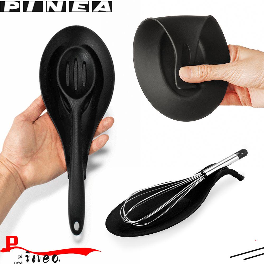 Rak Sendok Nanas Alat Silikon Sendok Bracket Stand Tutup Stand Plate Holder Spoon Rest