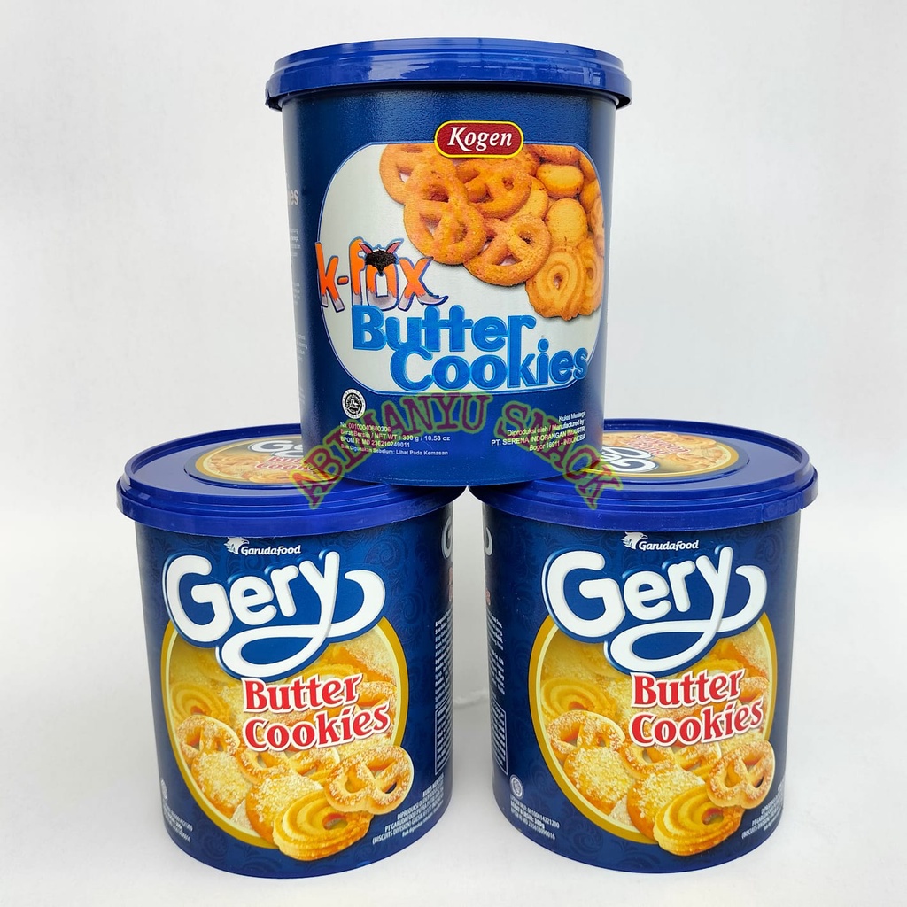 

gery butter cookies toples - kogen bater kukis k fox 300 gram