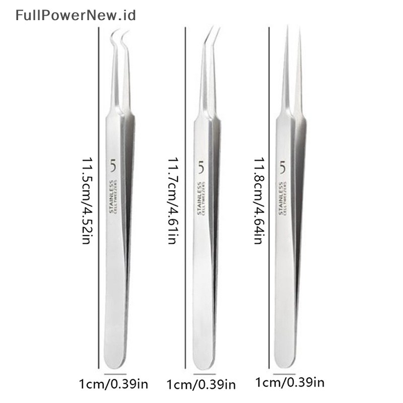 Power Light Led Acne Pinset Untuk Splinter Penghilang Komedo Acne Clip ID