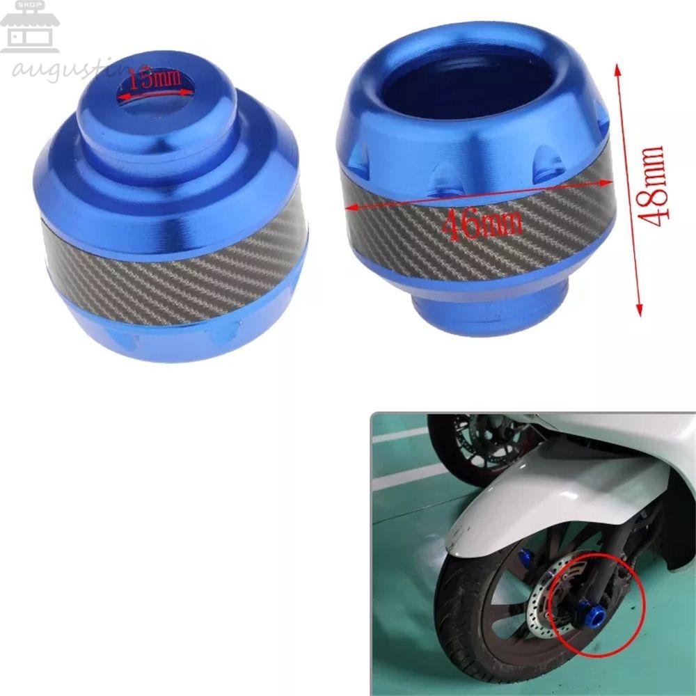 Gelas Garpu AUGUSTINA 2Pcs Ebike Motor Alumunium Alloy Pelindung Jatuh Motor