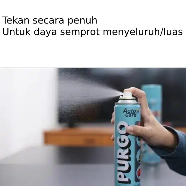 AutoGard Purgo 650 ml Multipurpose Foam Cleaner Pembersih Interior