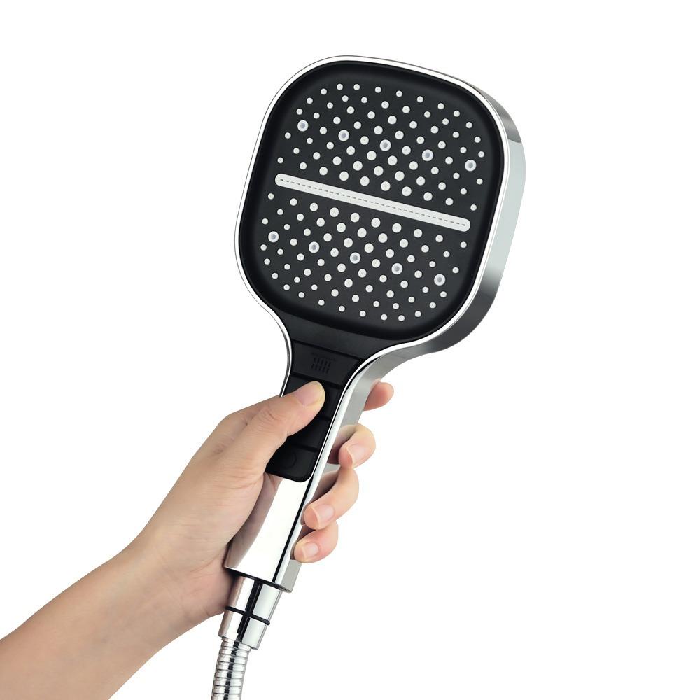 Populer Kepala Shower Tekanan Tinggi Multi Fungsi 7mode Adjustable Handheld Mandi Shower Sprayer